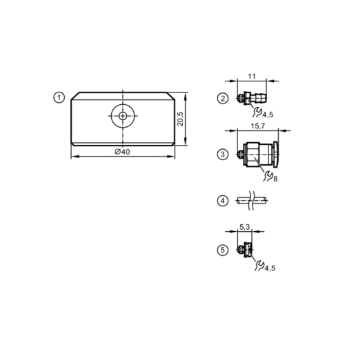 Крышка фильтра для датчиков давления E30038