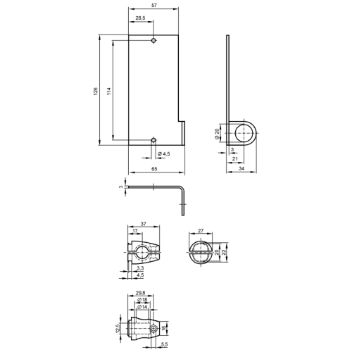 Монтажные наборы для отражателей E20930