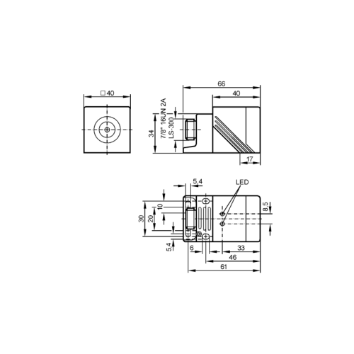 Индуктивный датчик IM0042