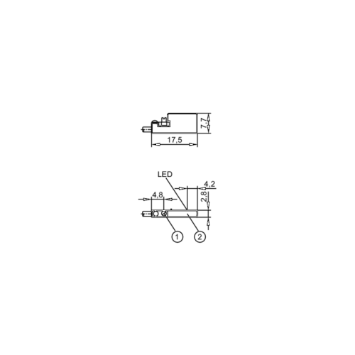 Датчик для цилиндров с С-образным пазом MK5300 MK5300