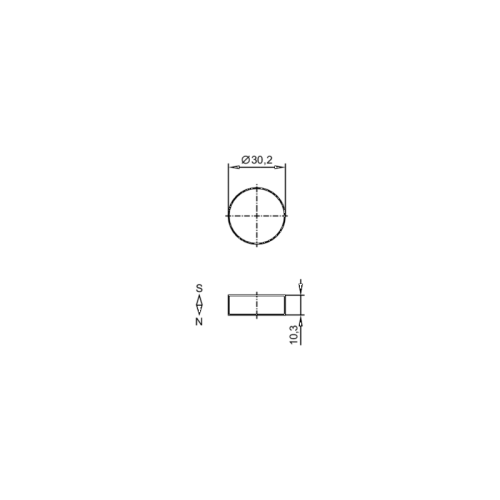 Демпфирующий магнит E12708