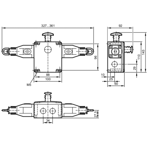 Безопасные тросовые выключатели ZB0050 ZB0050
