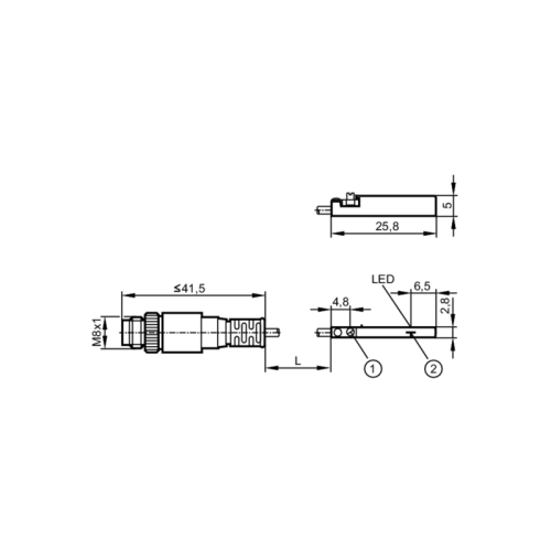 Датчик для цилиндров с С-образным пазом MK5328 MK5328