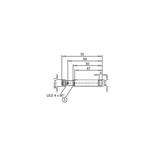 Индуктивный датчик IFT210 IFT210