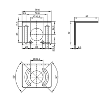 Угловой кронштейн E20831