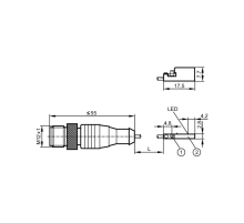 Датчик для цилиндров с С-образным пазом MK5372 MK5372