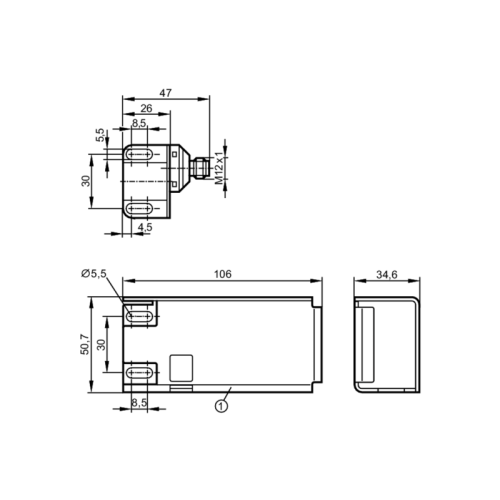 Сдвоенный индуктивный датчик для вентильных приводов IN507A