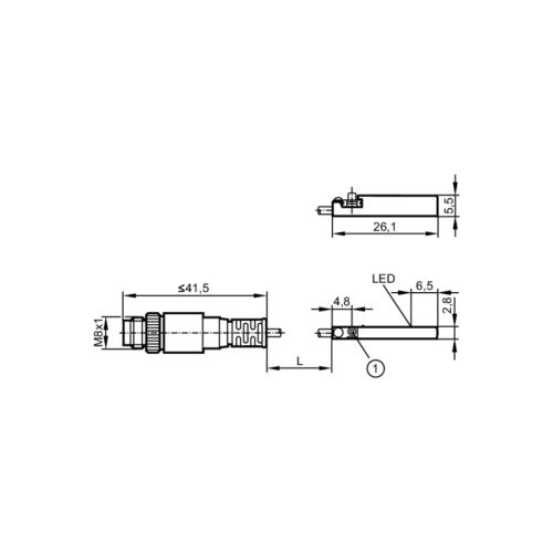 Датчик для цилиндров с С-образным пазом MK5322 MK5322