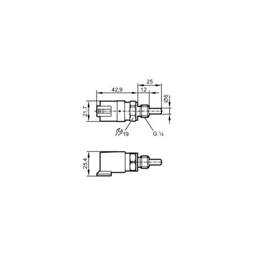 Датчик температуры с кабелем с присоединением к процессу TM6101