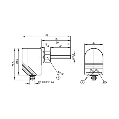 Датчик потока SI1106