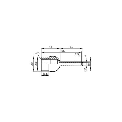 Сварочный теплоотвод для датчиков температуры E37411