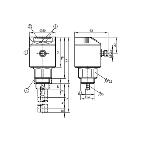 Датчик уровня (управляемый микроволновой радар) LR7000