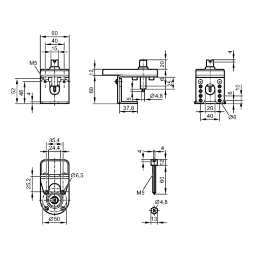 Монтажный набор для ручных и шаровых клапанов E12520