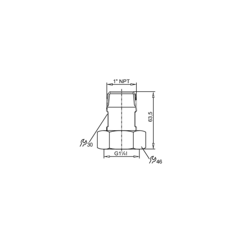 Монтажный адаптер для датчиков потока E40206