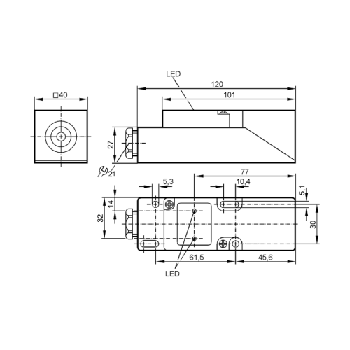 Индуктивный датчик IM5022
