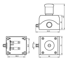 кнопка аварийной остановки E-STOP со встроенным соединением AS-i AC011S AC011S