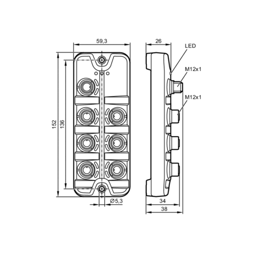 Входной модуль IO-Link AL2240