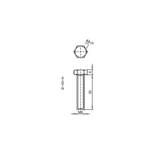 Демпфирующий магнит E12540