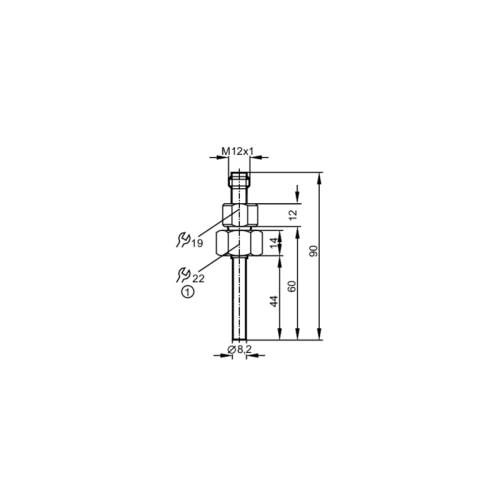 Датчик температуры с кабелем с присоединением к процессу TM9550