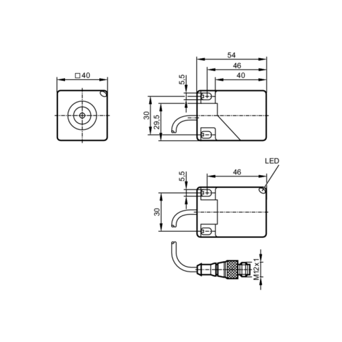 Индуктивный датчик IM5138