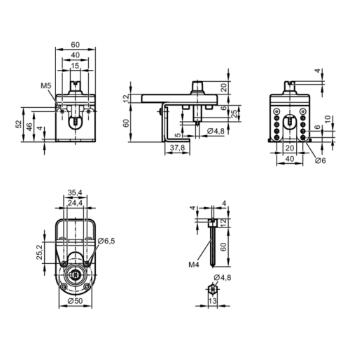 Монтажный набор для ручных и шаровых клапанов E12589