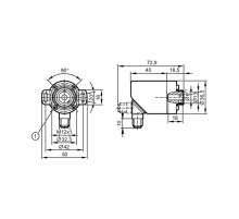 Инкрементальный энкодер с полым валом RA3104 RA3104