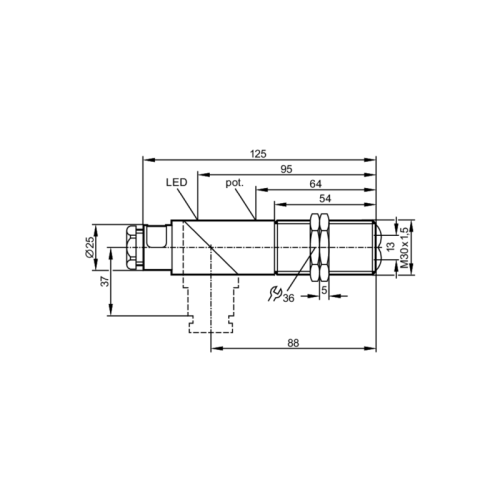 Датчик диффузного отражения OI0002
