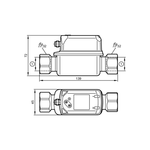 Вихревые датчики потока с дисплеем SV7610