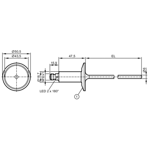 Датчик температуры TA2814