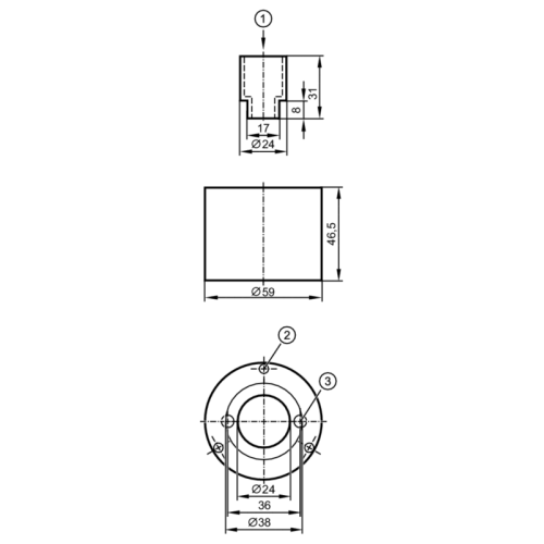 Монтажный адаптер для датчиков позиционирования, используемый на клапанах с выдвижным штоком E12170