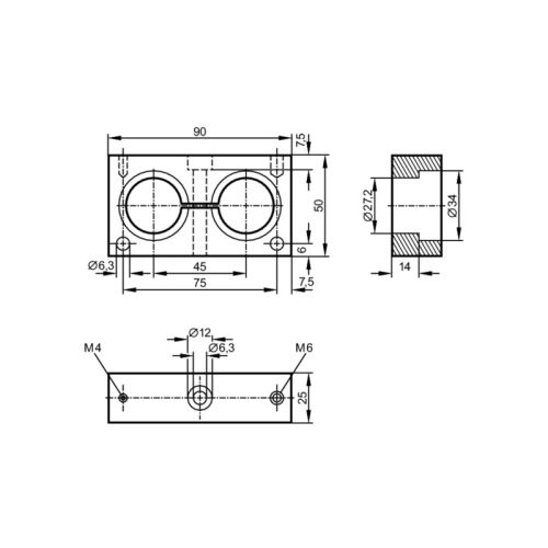 Монтажное приспособление для датчиков физических величин E30078