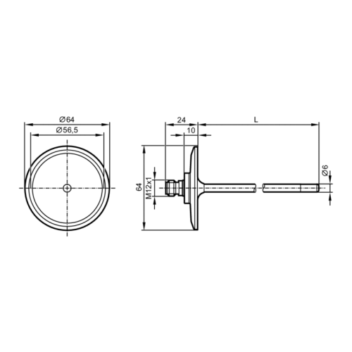 Датчик температуры с кабелем с присоединением к процессу TM4911