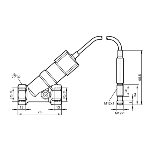 Датчики потока для невозвратного клапана SBT634