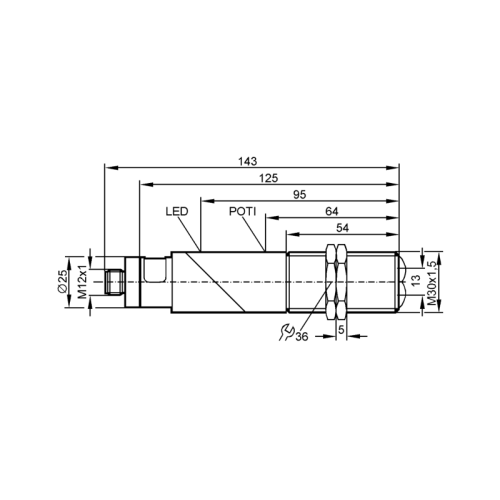Датчик диффузного отражения OI5021