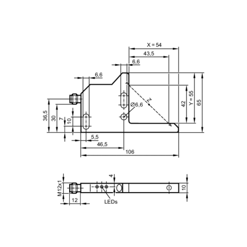 Оптический угловой датчик OPL204