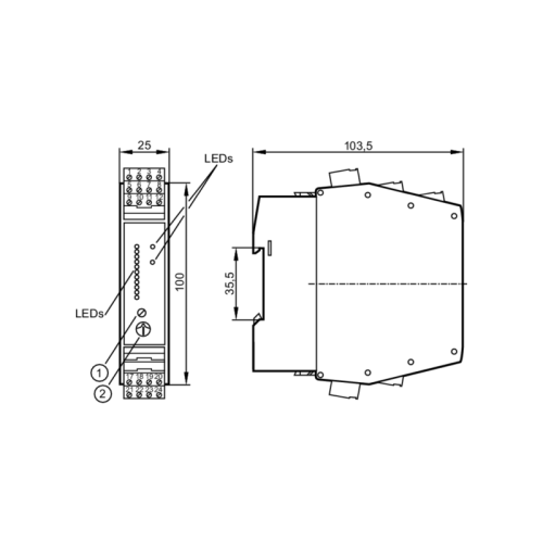 Блок оценочной электроники для датчиков потока SR0150