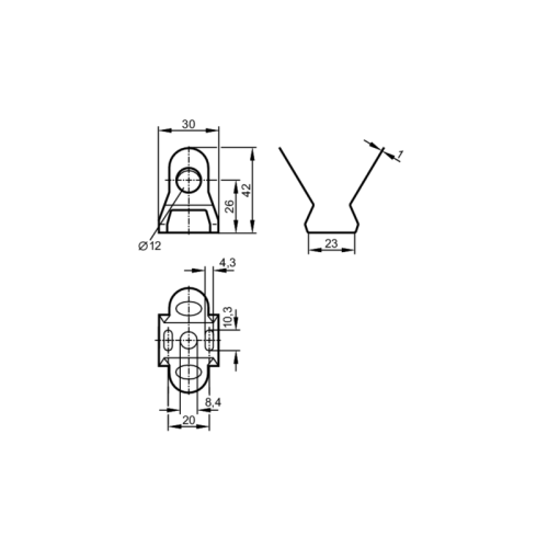Монтажный зажим E11530