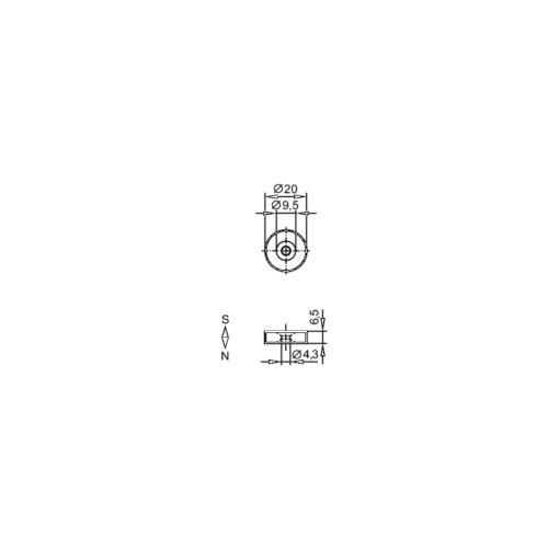 Демпфирующий магнит E10751