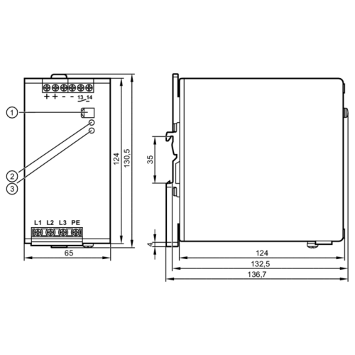 Блок питания 24 V DC, импульсный DN4034