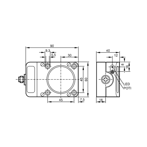 Индуктивный датчик IC3501 IC3501