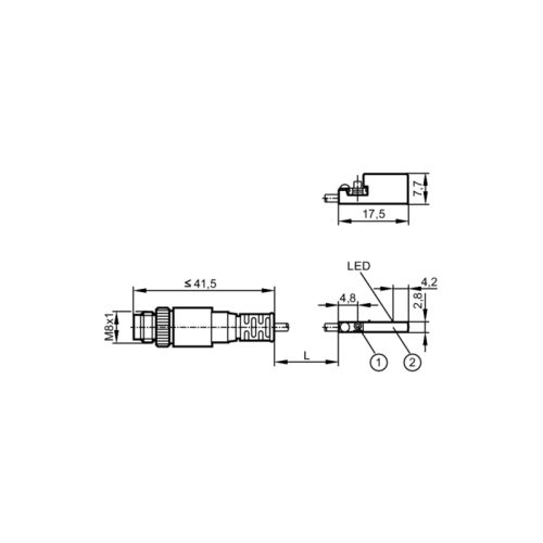 Датчик для цилиндров с С-образным пазом MK5338 MK5338