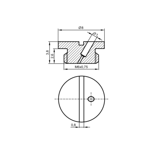 Дроссельный винт для датчиков давления E30419