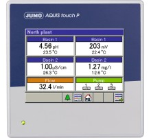 Многоканальный панельный преобразователь для анализа жидкостей JUMO AQUIS touch P