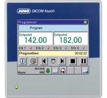Двух-/четырехканальный контроллер процессов и программ JUMO DICON сенсорный