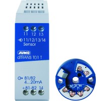 Преобразователь температуры - головка / DIN-рейка JUMO dTRANS T01