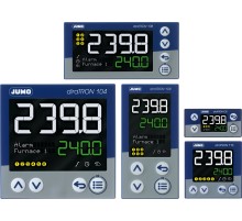 Компактный ПИД-регулятор температуры для панельного монтажа JUMO diraTRON