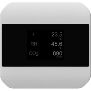 Датчик влажности и температуры с дополнительным внутренним модулем CO2 для систем отопления, вентиляции и кондиционирования воздуха JUMO hydroTRANS S10