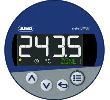 Интеллектуальный цифровой индикатор с контролем пределов для панельного монтажа JUMO miroVIEW