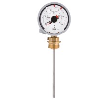 Расширительные термометрыБиметаллический термометр с контактным соединением