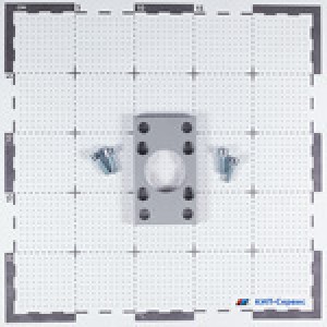 Монтажные элементы CME-MF1: Монтажный фланец с круглым отверстием (ISO 6431, ISO 15552)